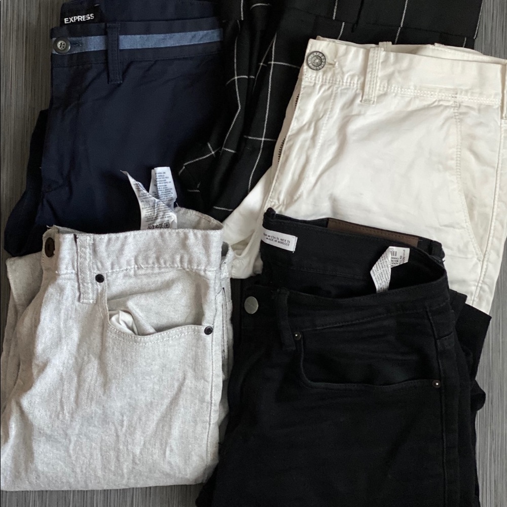 Bundle of men’s jeans pants